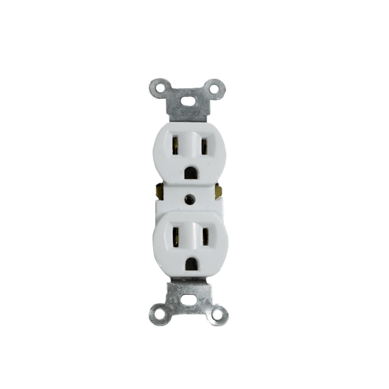 CDOB7 Contacto Duplex Oculto Blanco