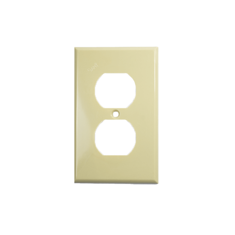 P12 Placa de Plástico Marfil o Blanco con Chasis de Lámina o Clip