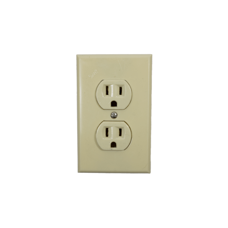 P32 Contacto Duplex Armado con Placa Plástico Marfil